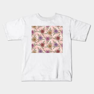 Colorful flowers pattern Kids T-Shirt